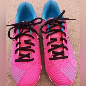 Nike Boys Hyperdiamond 3 Keystone AO7938-601 Pink Softball Cleats Shoes